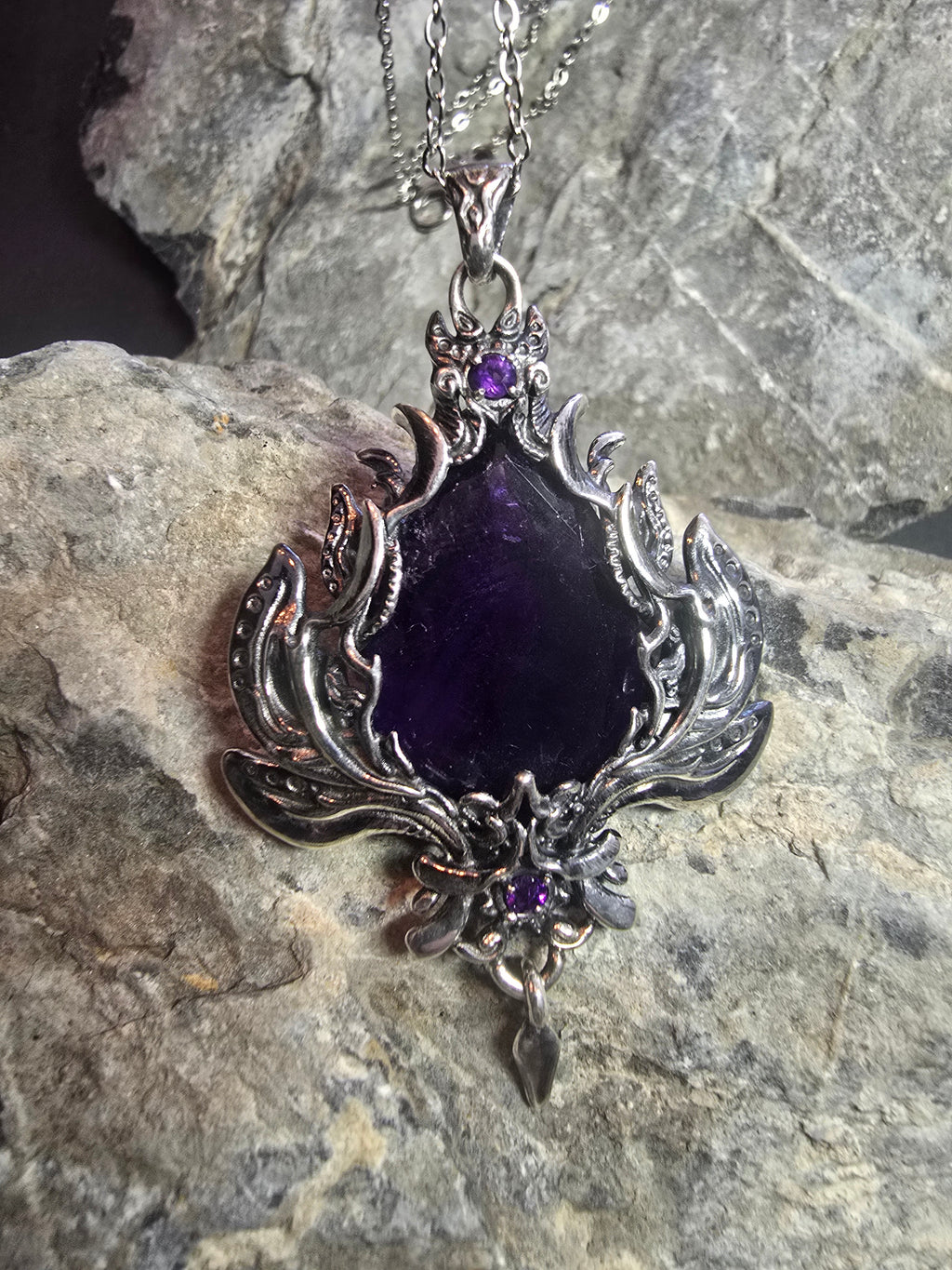 Emberwake Pendant | Silver Plated