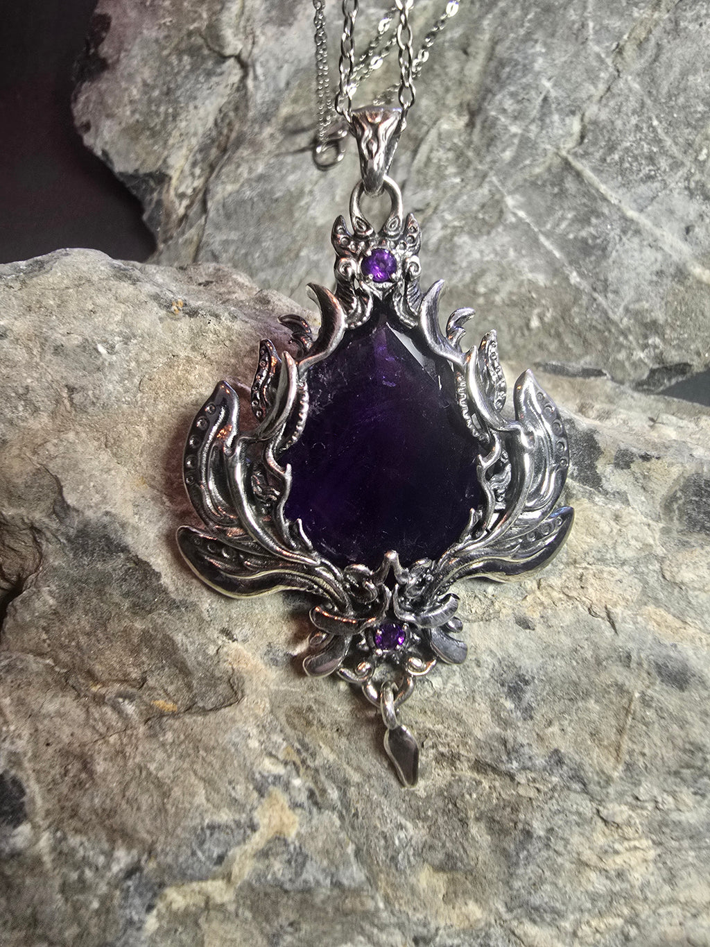 Emberwake Pendant | Silver Plated