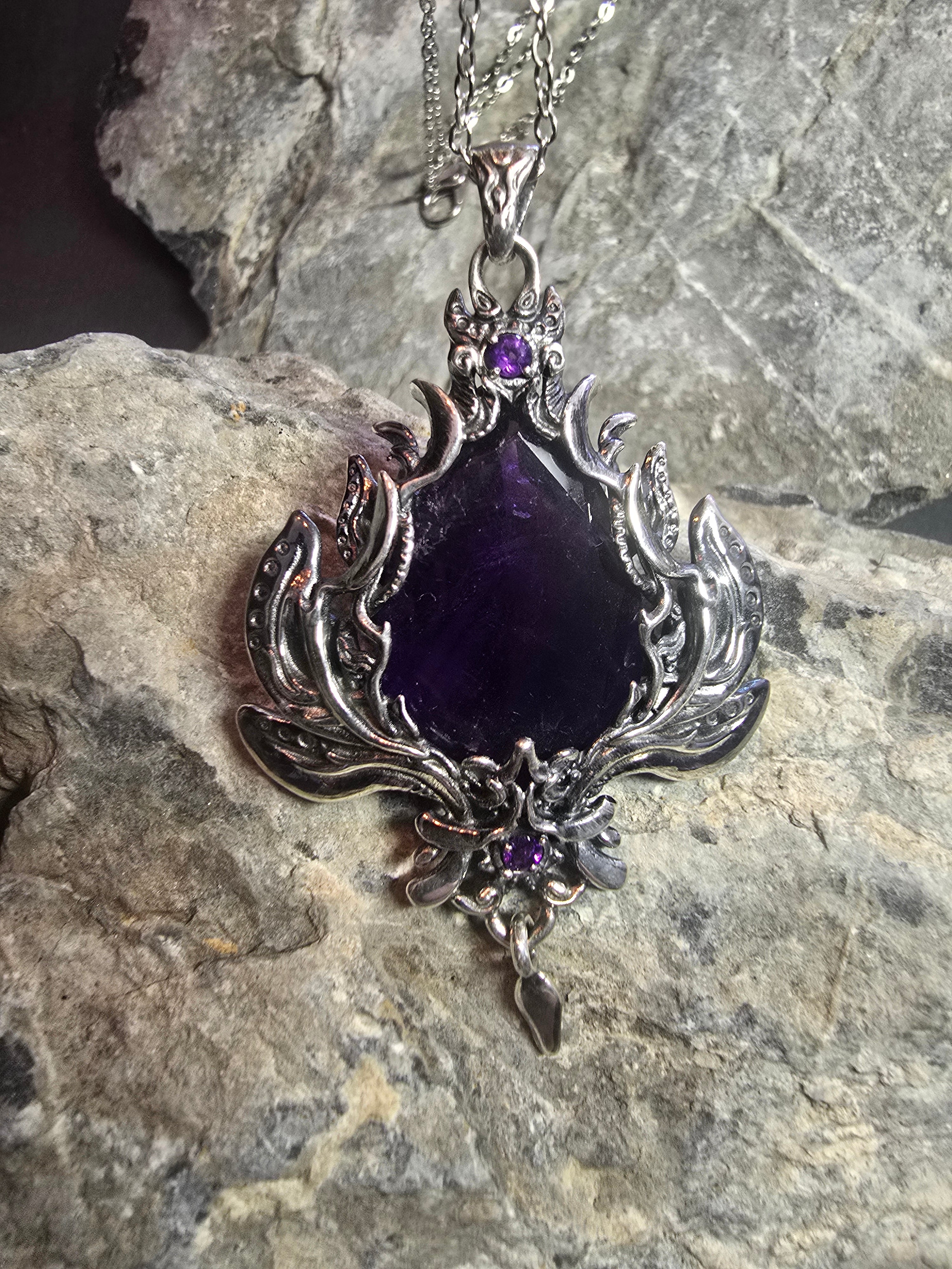 Emberwake Pendant | Silver Plated
