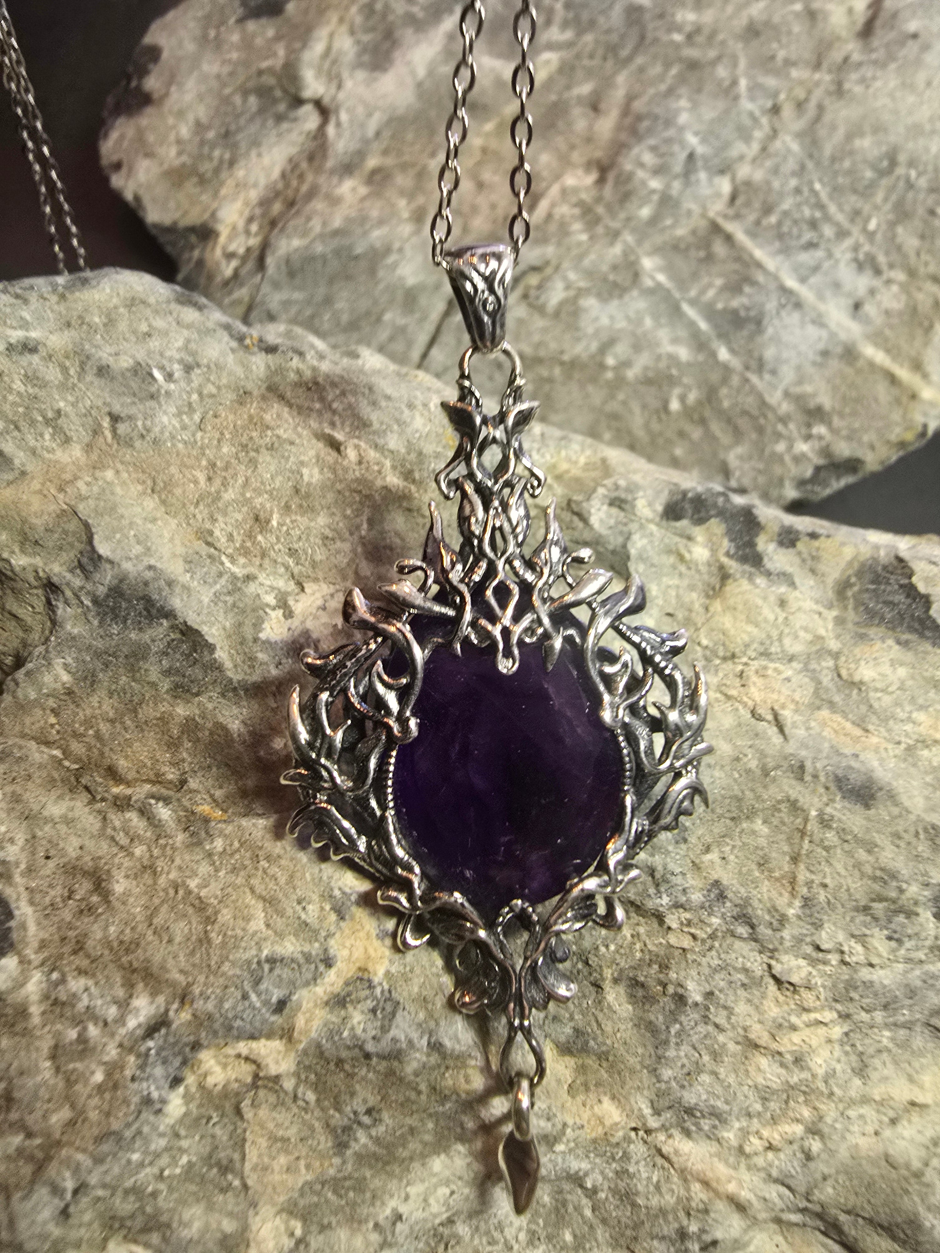 Nightbloom Pendant | Silver Plated