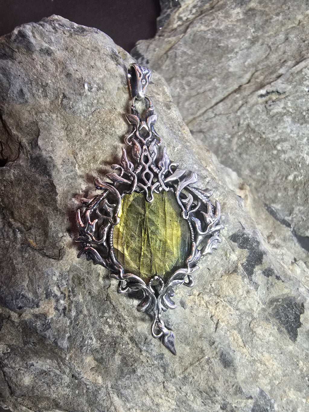 Nightbloom Pendant | Silver Plated