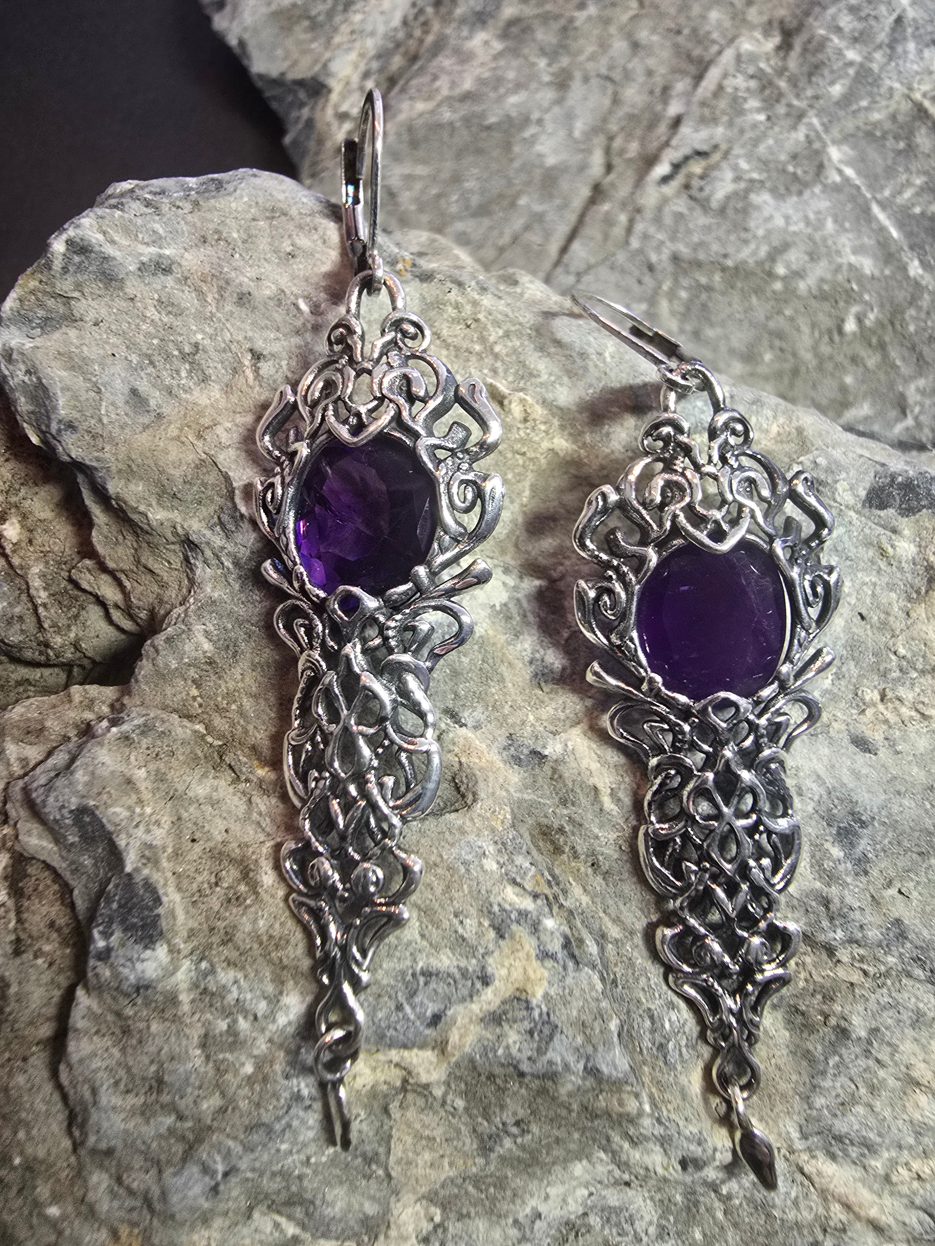 Moonveil Earrings | Silver Plated