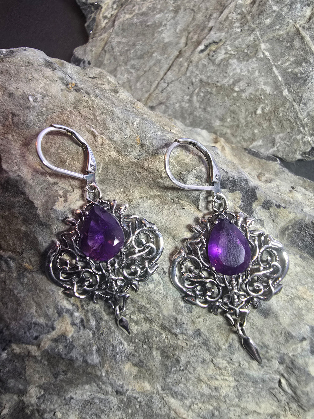 Lunalith Earrings | Silver Plated