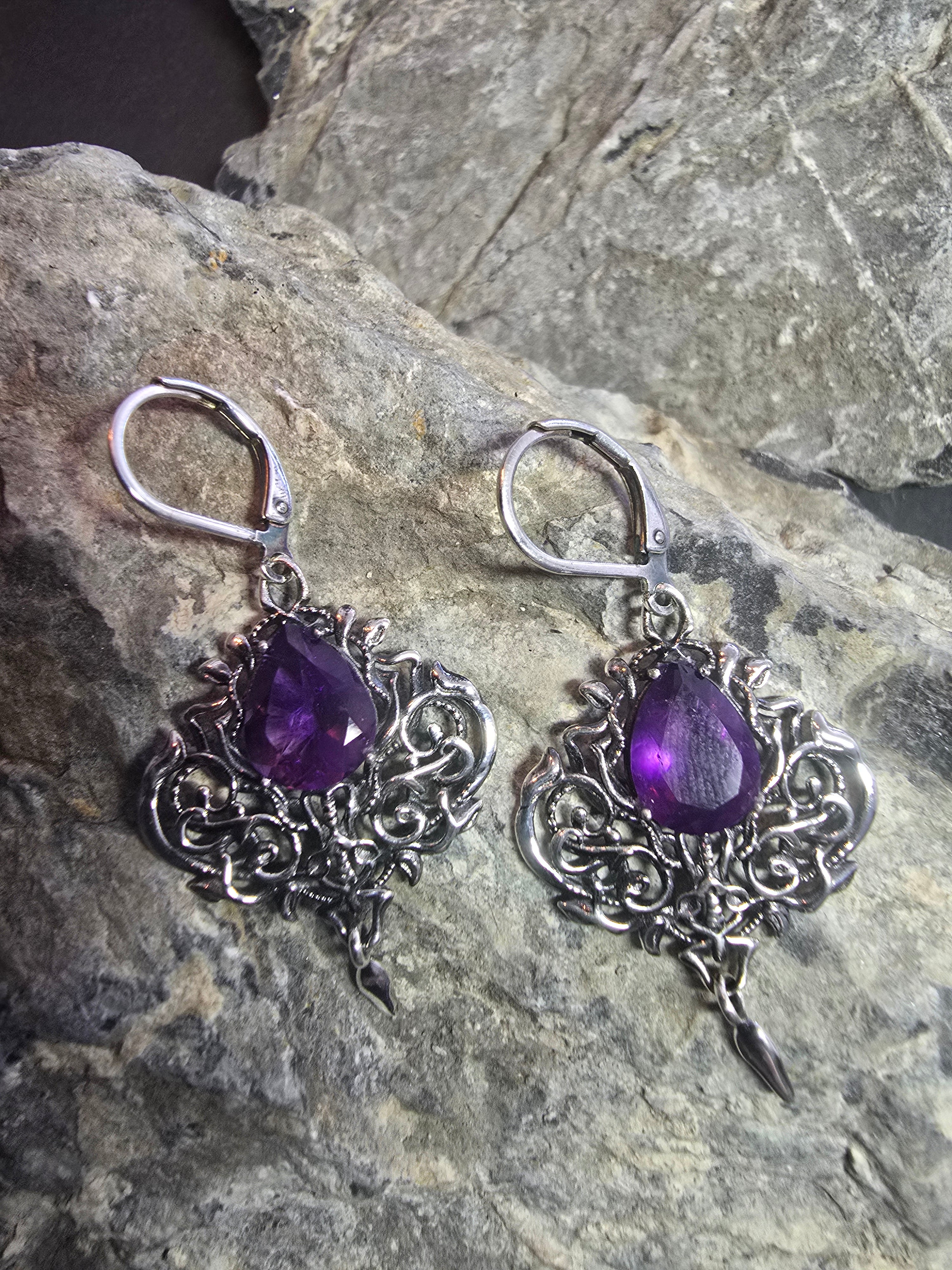 Lunalith Earrings | Silver Plated
