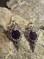 Ravencrest Earrings | Silver plated