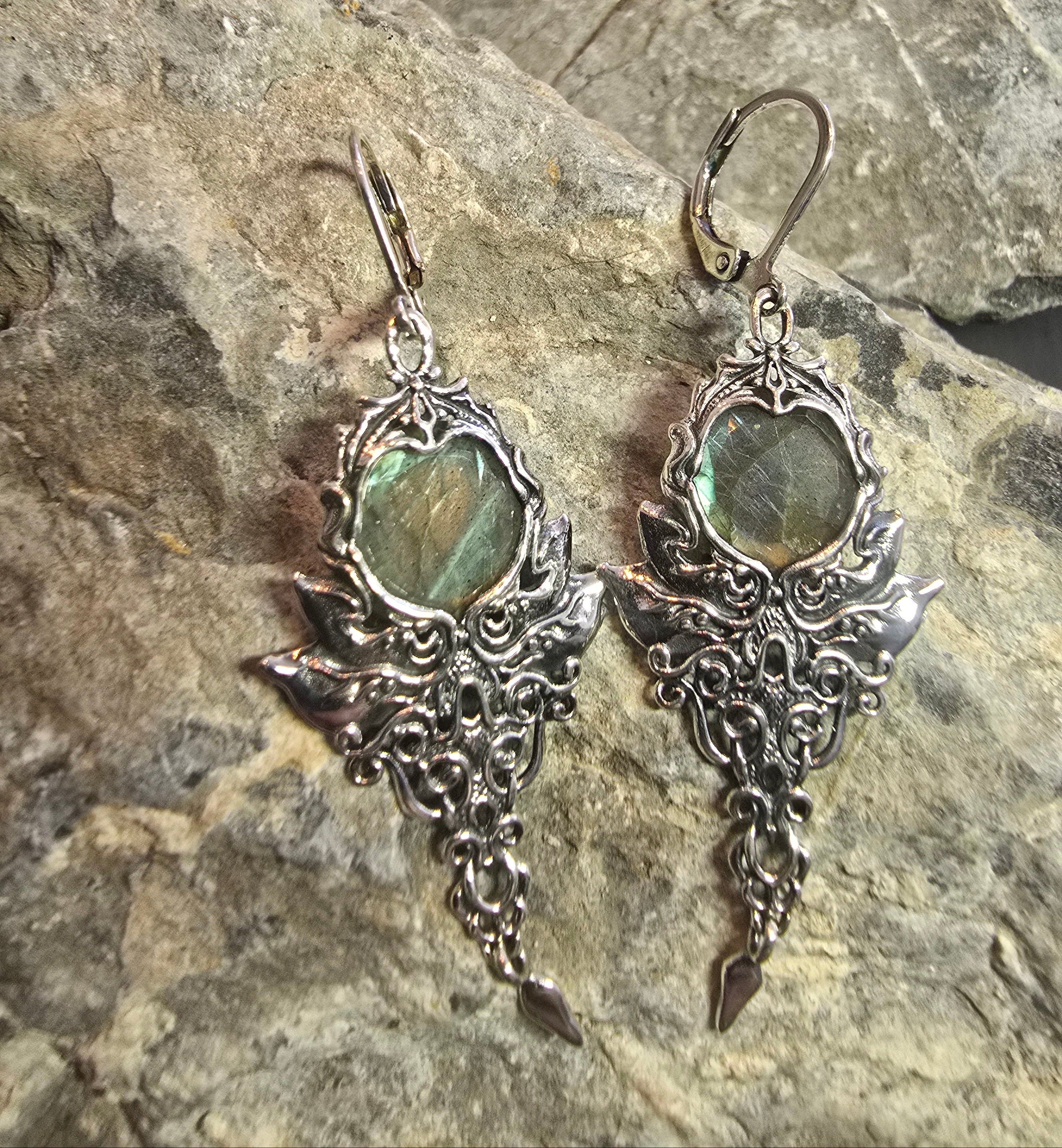 Fairy wing earrings | Silver Plated