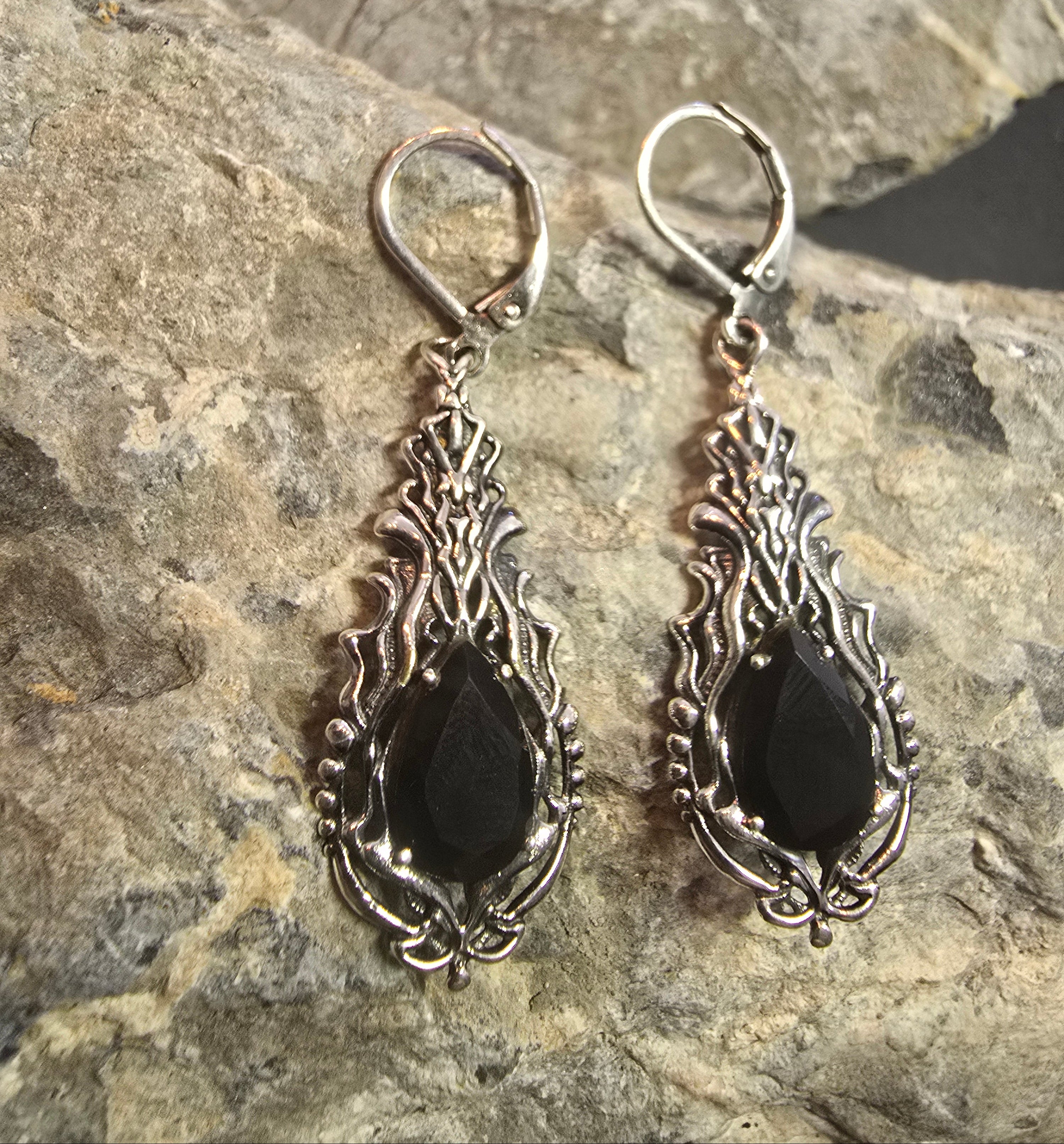 Emberwake Earrings | Silver Plated