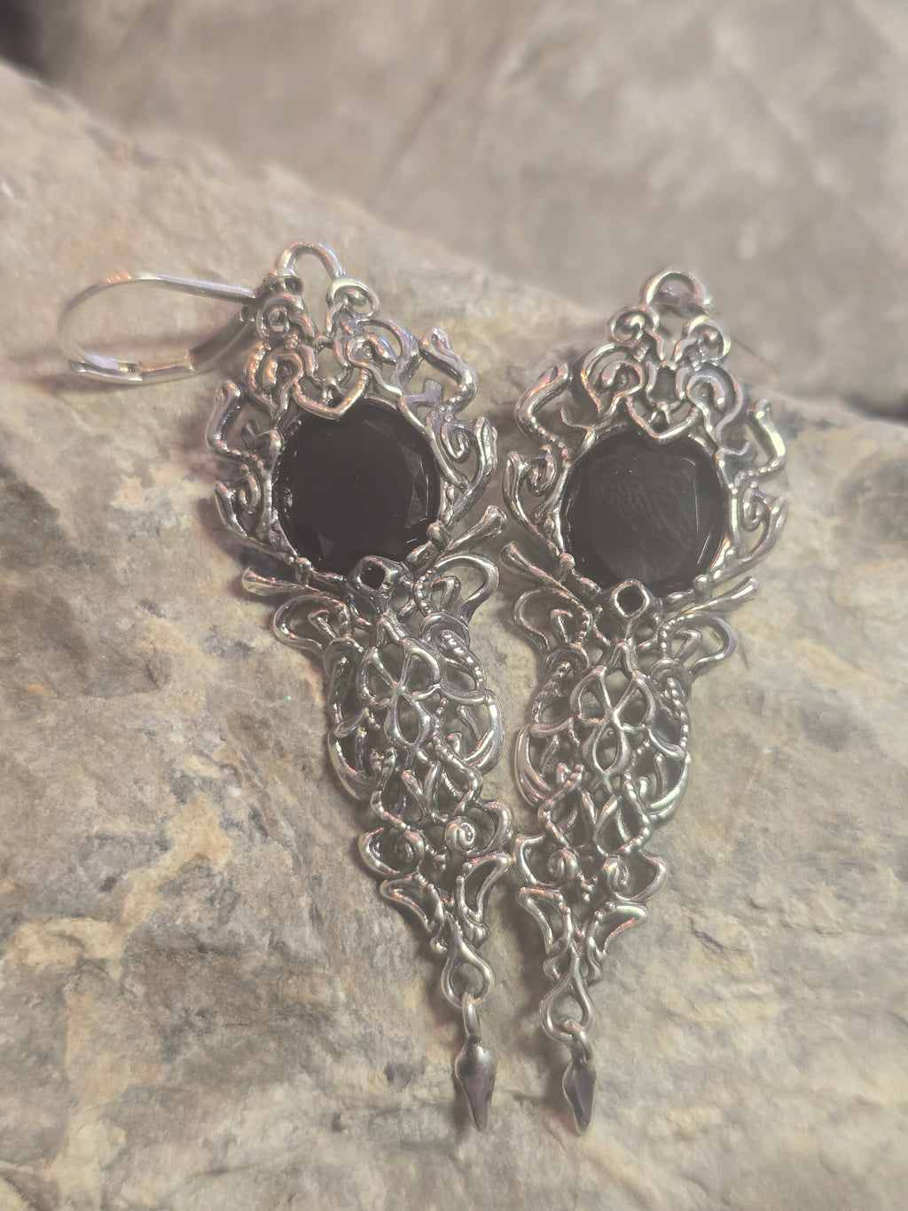 Moonveil Earrings | Silver Plated