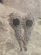 Moonveil Earrings | Silver Plated