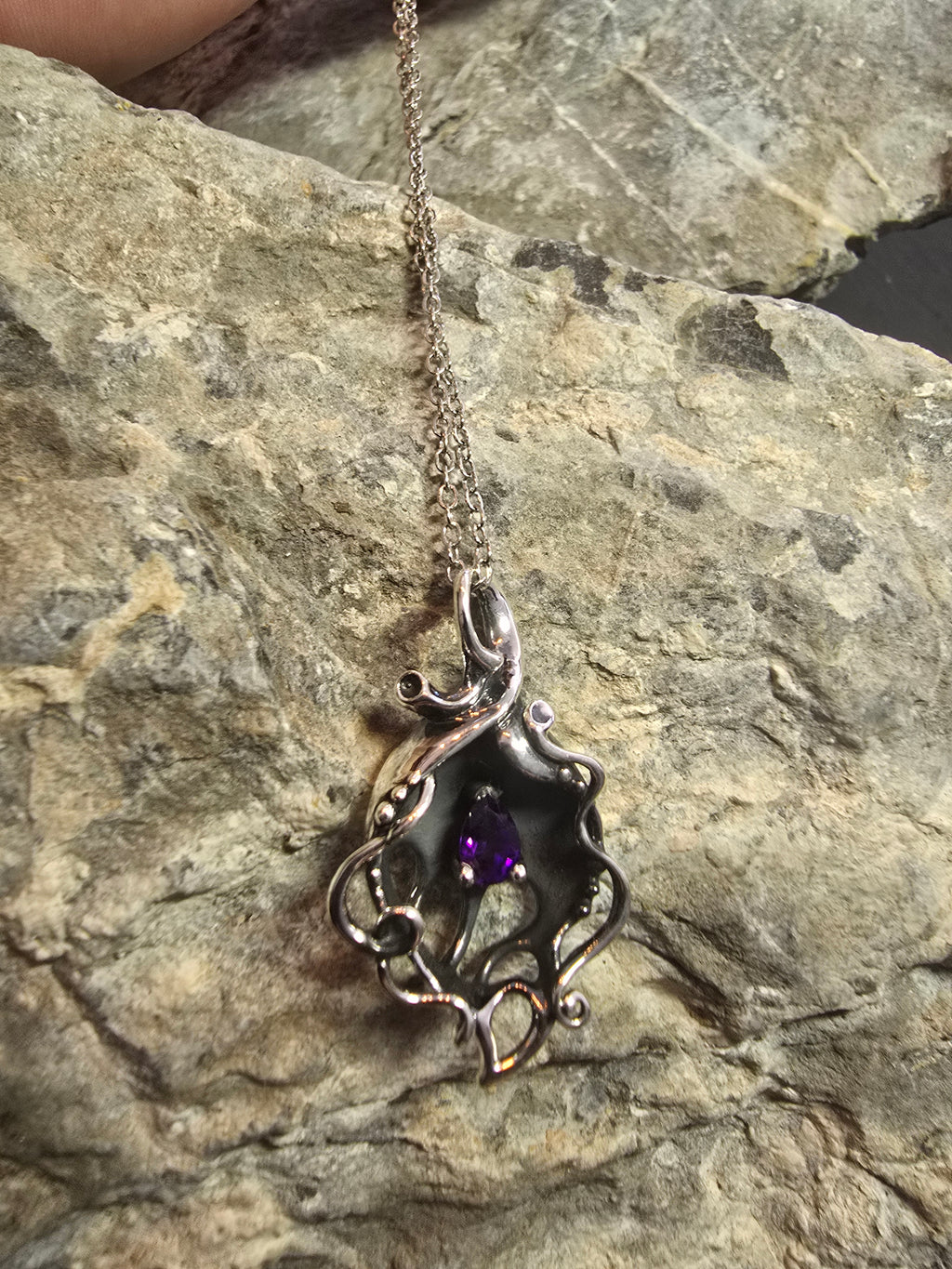 Petalshade Pendant | Silver Plated