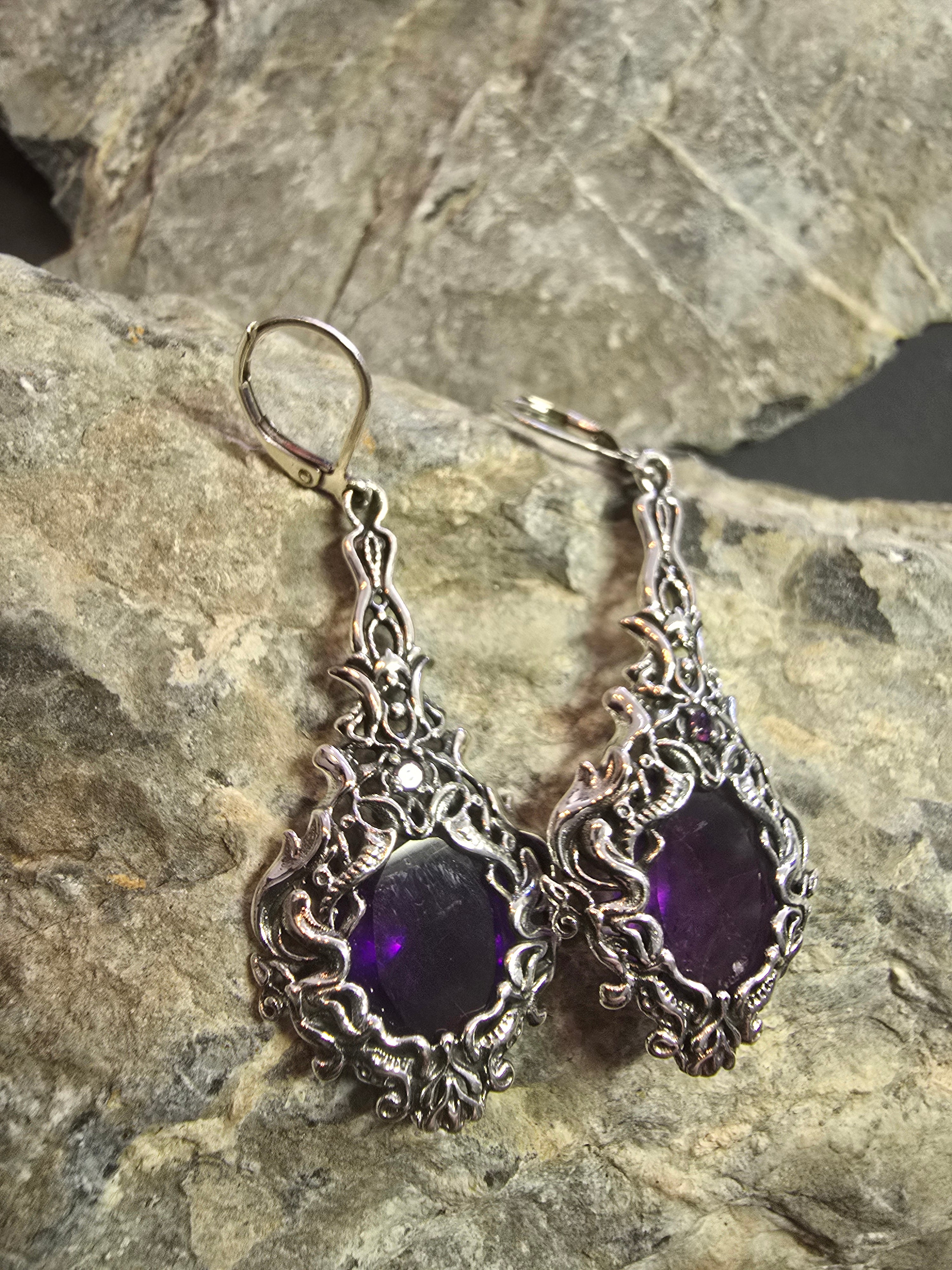 Ivybound Earrings | Silver plated