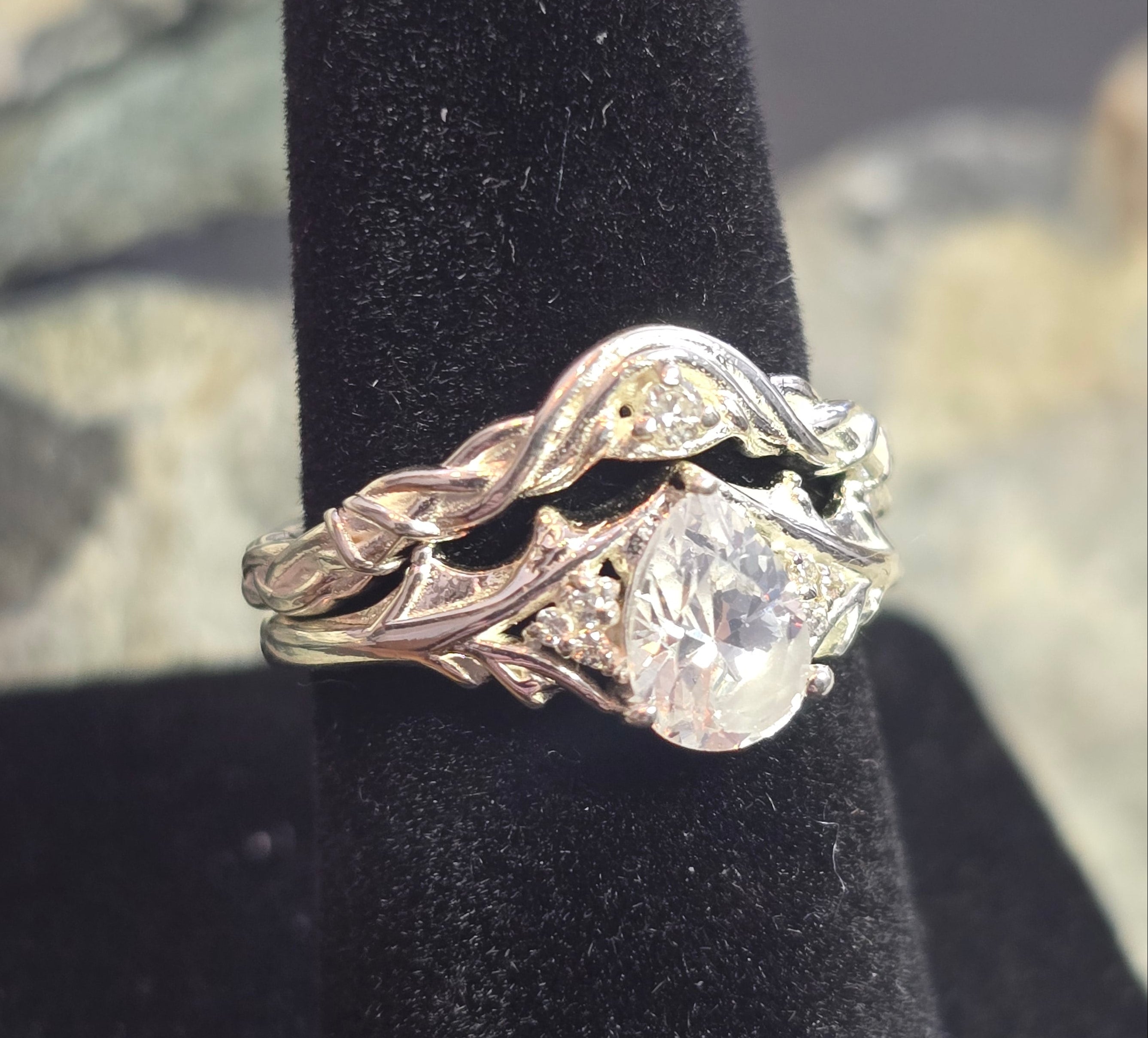 Seidrune | 925 silver ring set