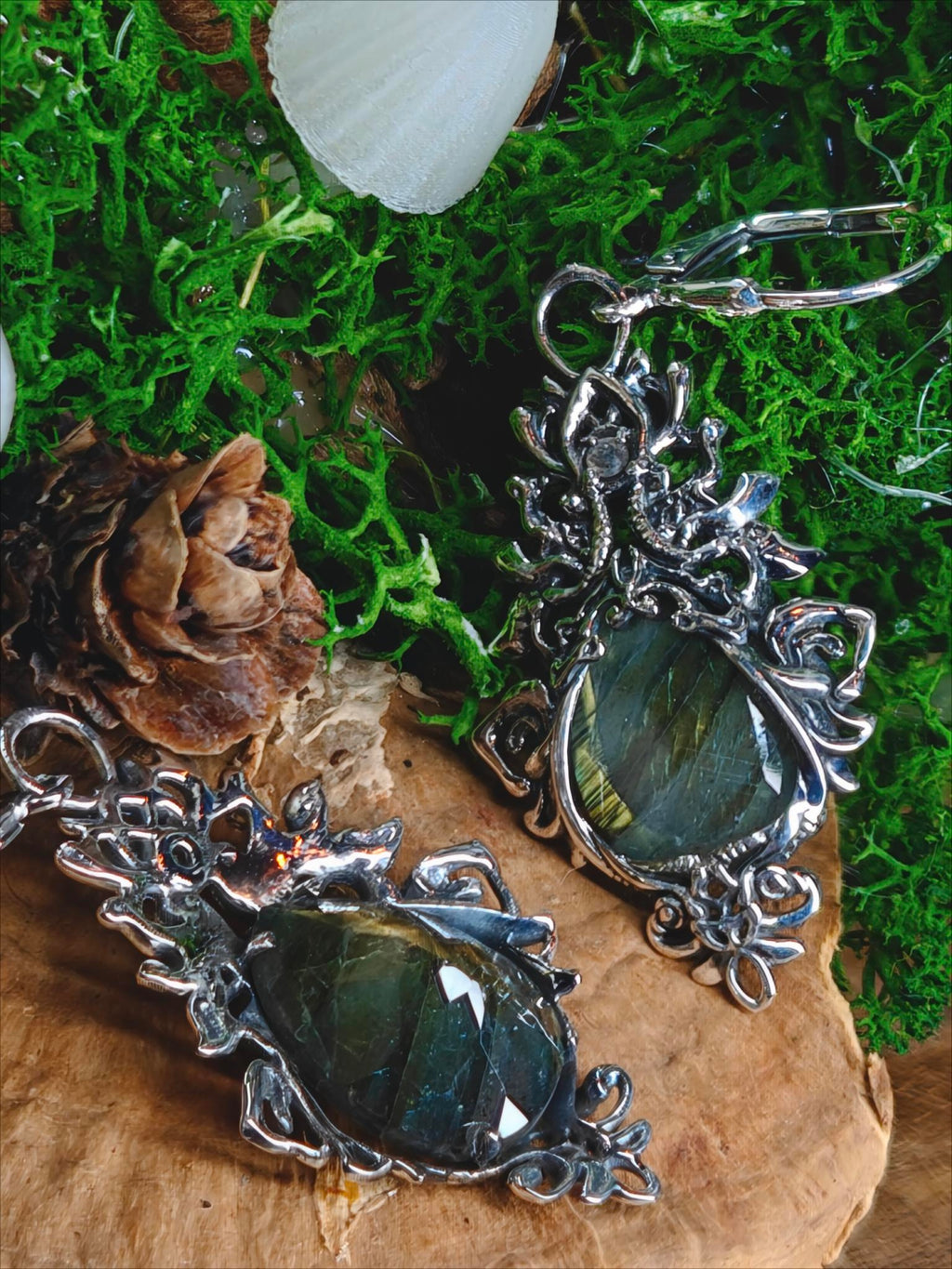 Elven court earrings | Silver Plated