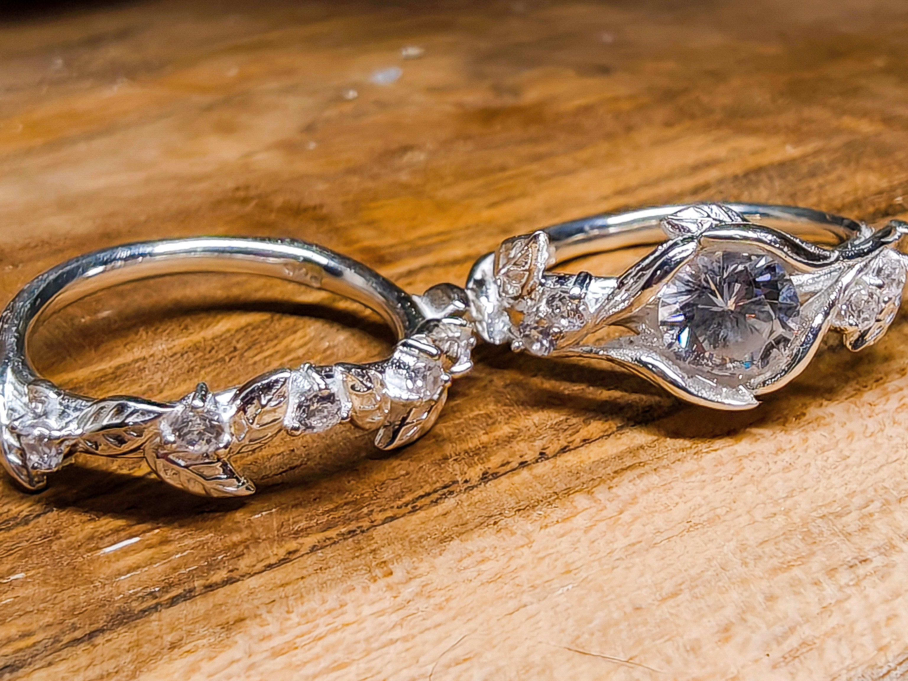 Ashveil | 925 silver ring set