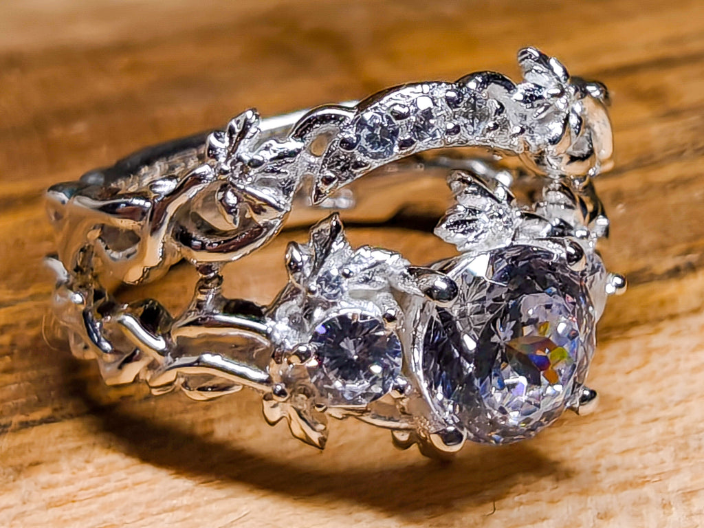 Amberfall | 925 silver ring set