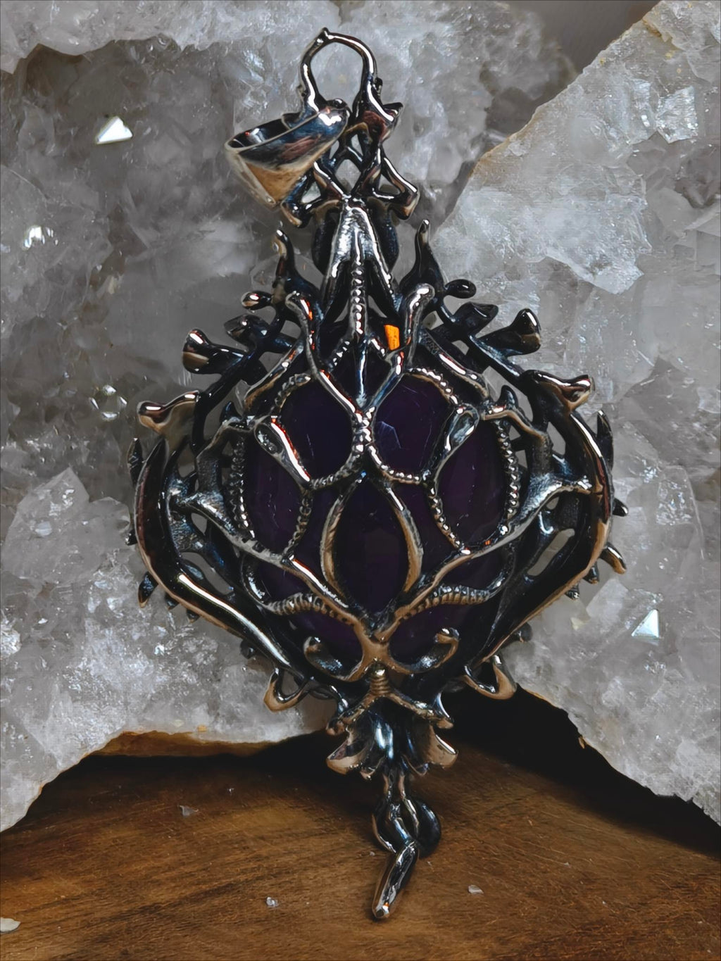 Nightbloom Pendant | Silver Plated
