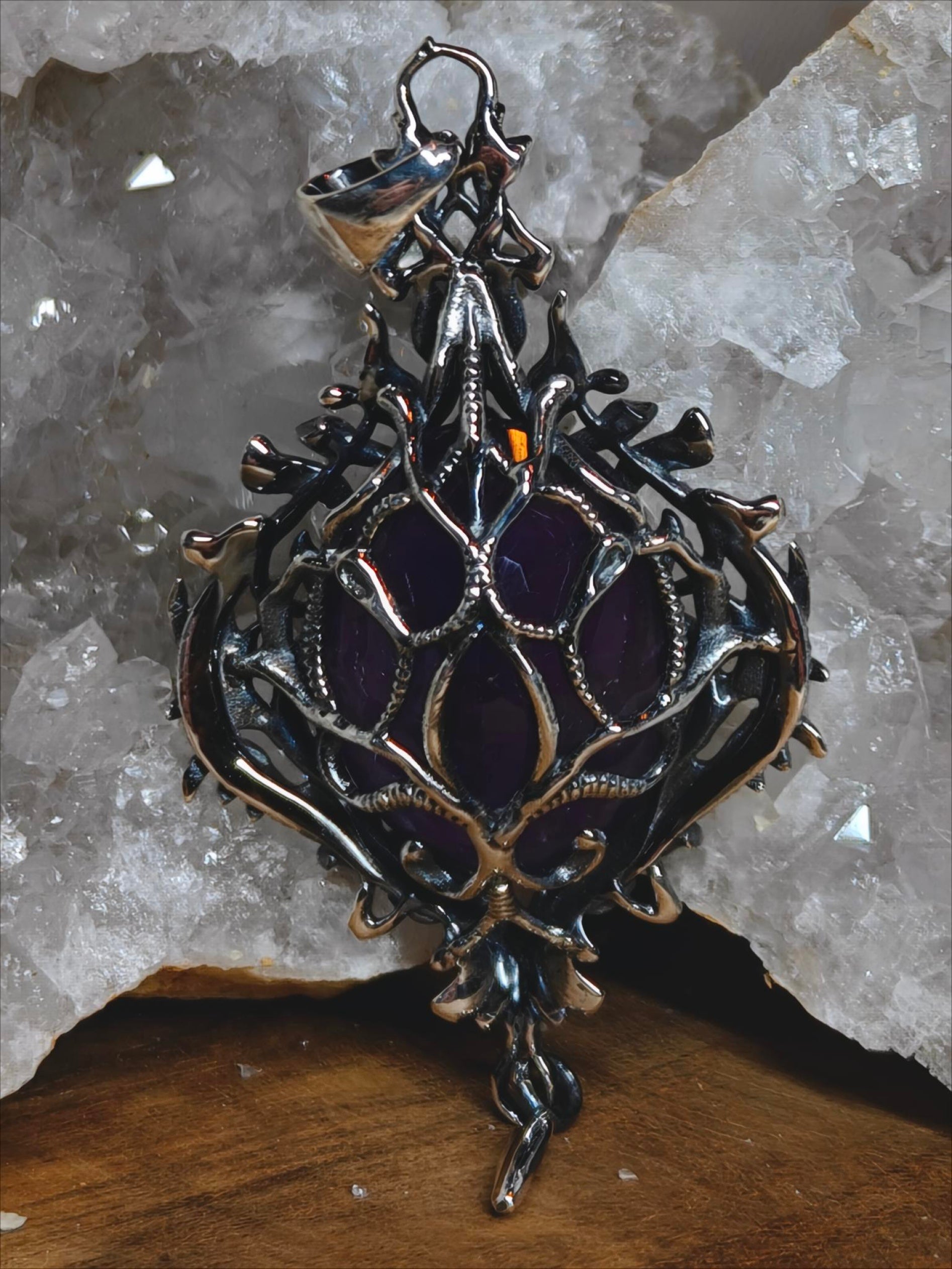 Nightbloom Pendant | Silver Plated