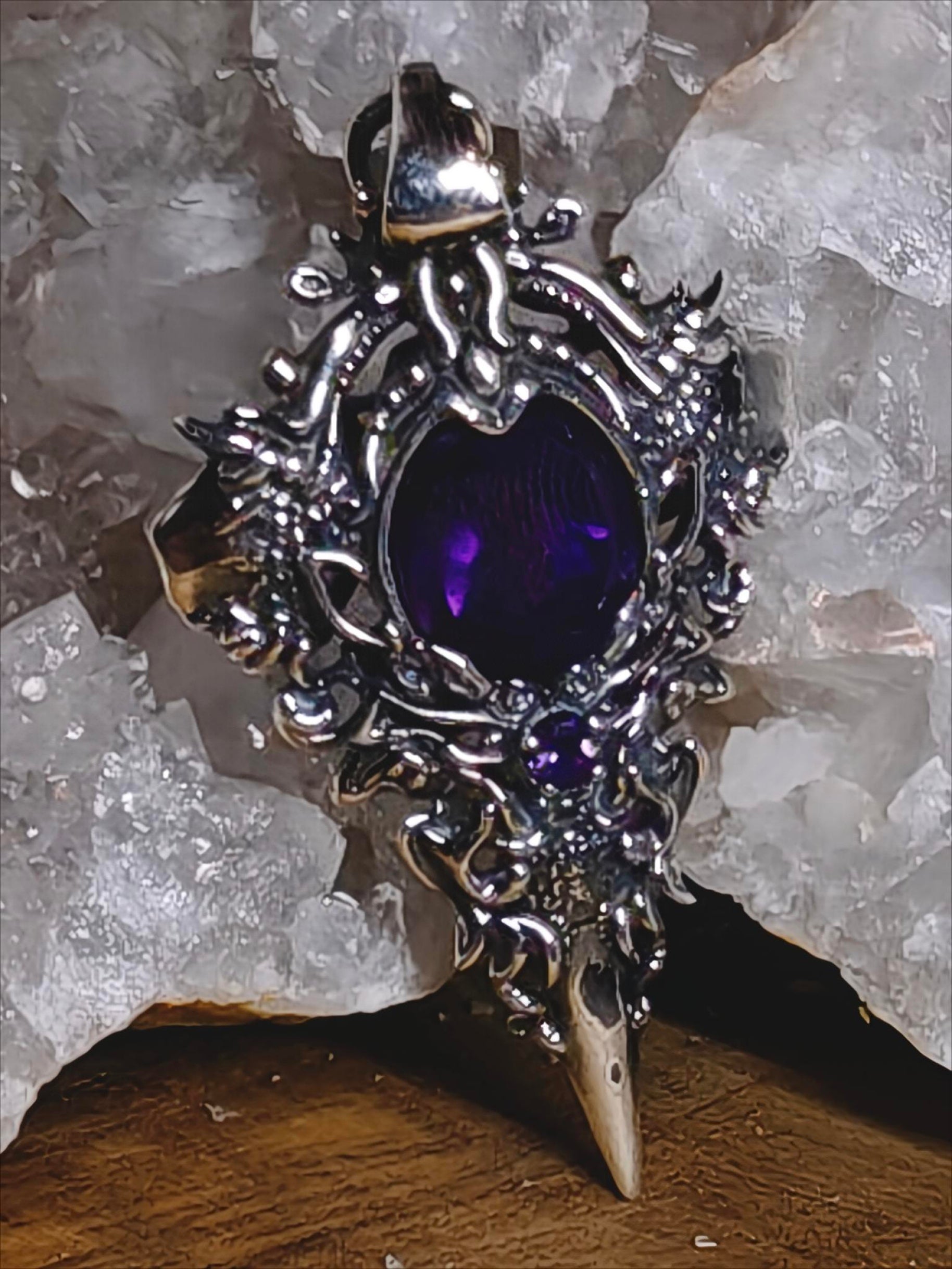 Voidspire Pendant | Silver Plated