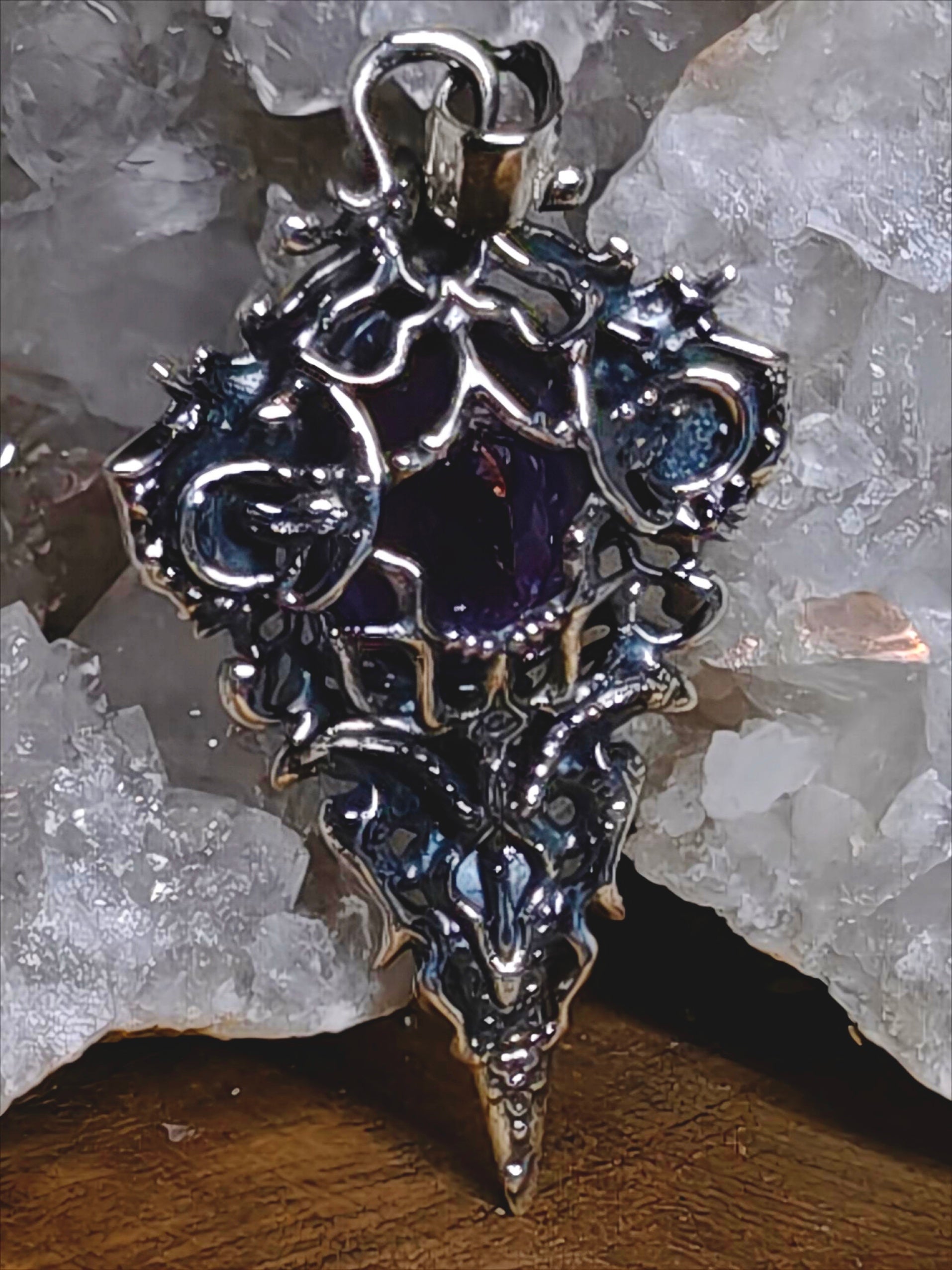 Voidspire Pendant | Silver Plated