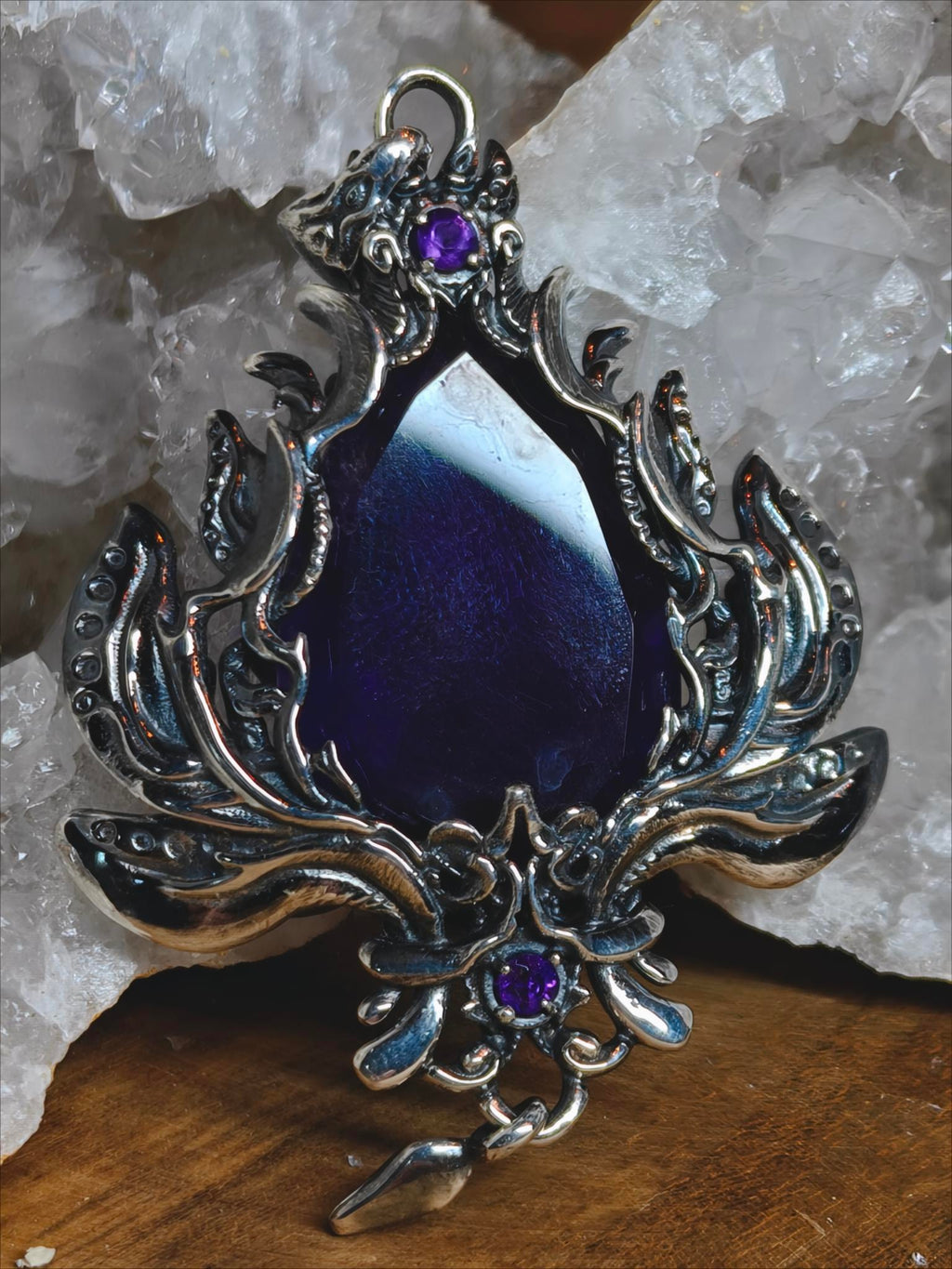 Emberwake Pendant | Silver Plated