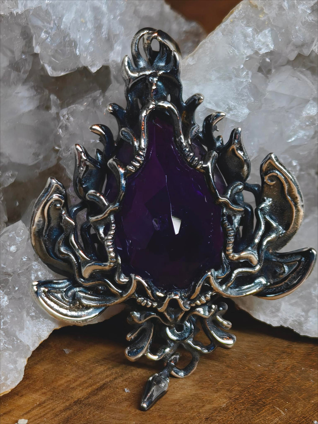 Emberwake Pendant | Silver Plated