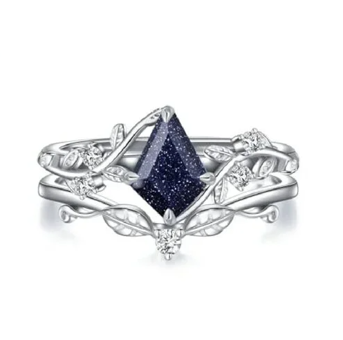 Freya ring set sandstone 925 silver