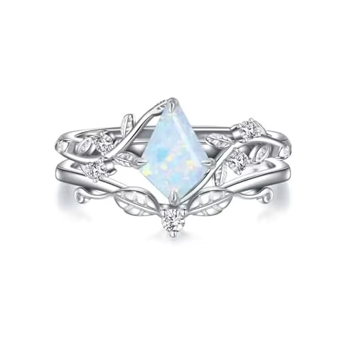 Freya ring set opal 925 sterling silver