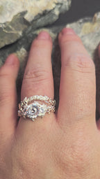 Amberfall | 925 silver ring set